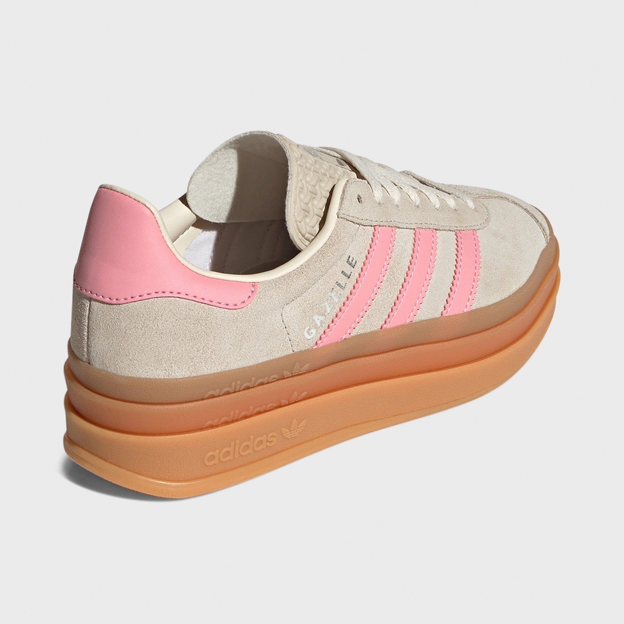 adidas Juniors' Gazelle Bold Grey / Alumina - Semi Pink Spark Practical Wear