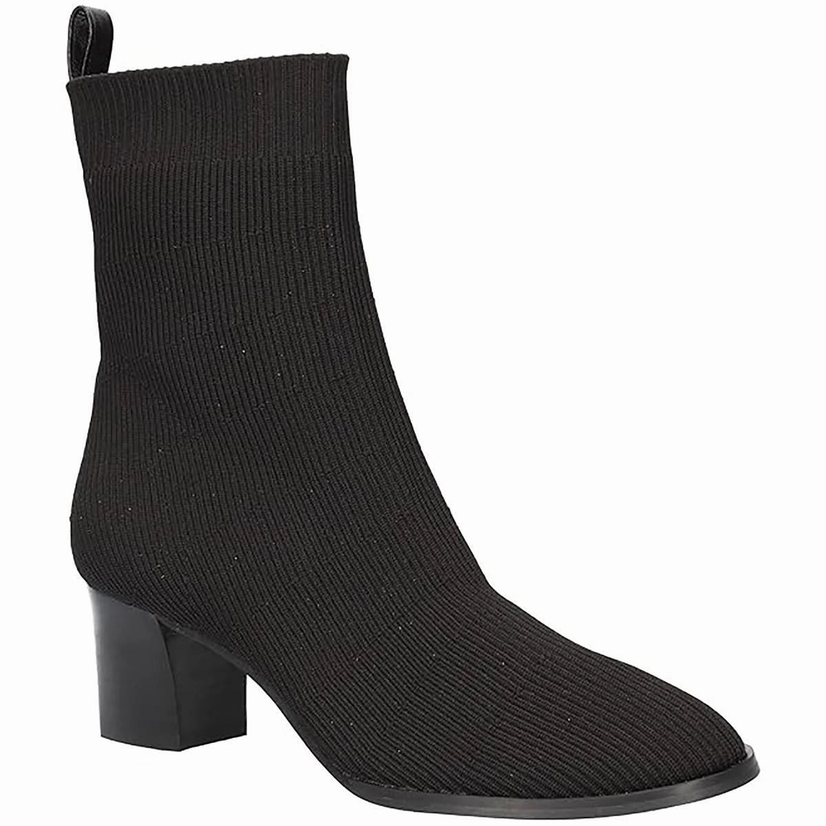 Picarus Womens Leather Trim Knit Ankle Boots ShockAbsorbing Padded Interior Comfort Seeker
