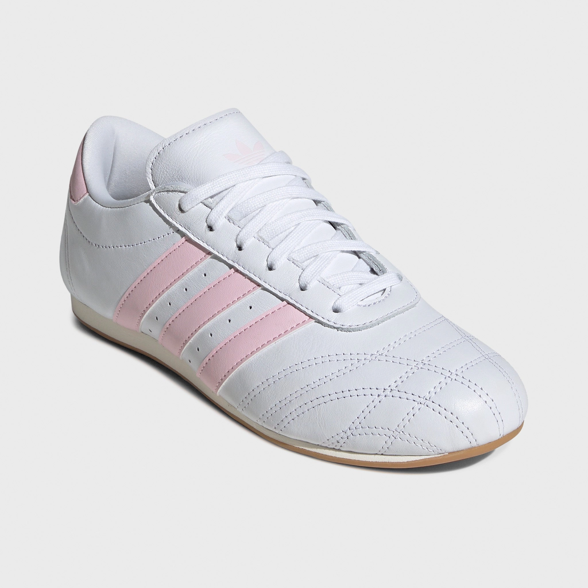 adidas Women's Taekwondo Lace White / Cloud Pink - Gum Feel Stable