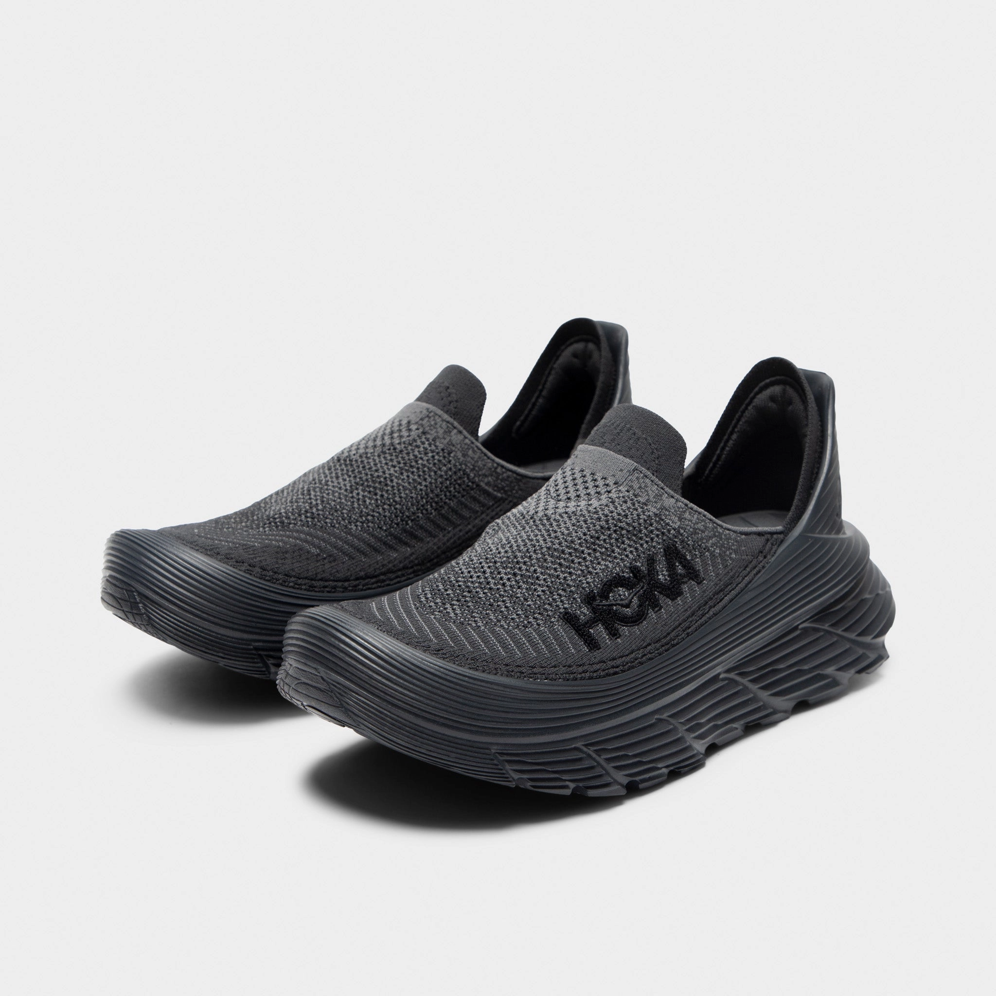 Desert Hike Healthy Walk Hoka Restore TC Black / Black