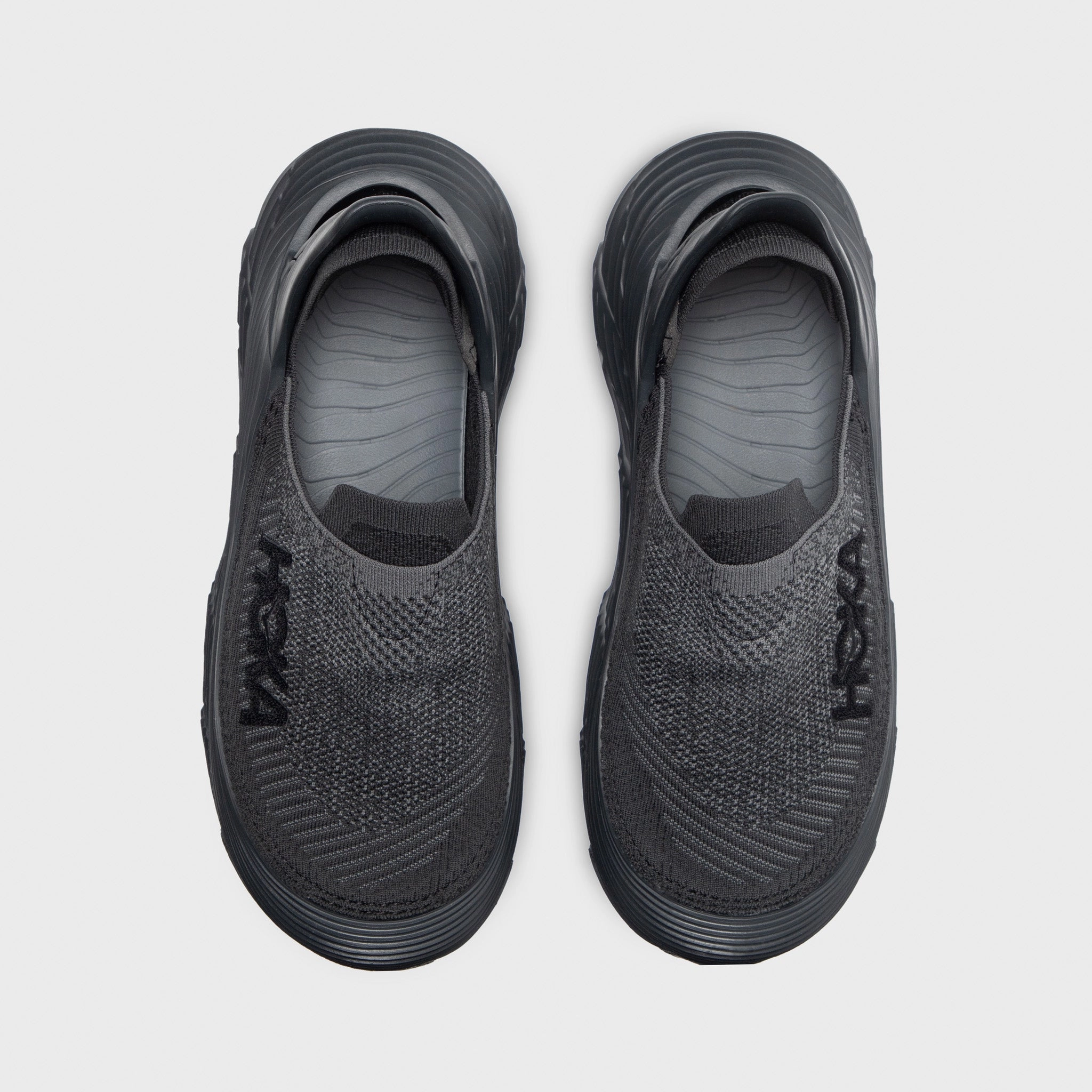 Synthetic Upper suede upper Hoka Restore TC Black / Black