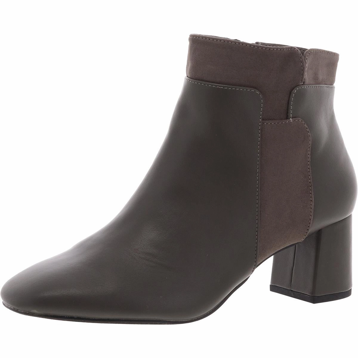 MEDLEY Womens Solid Manmade Ankle Boots Robust Build High Performance