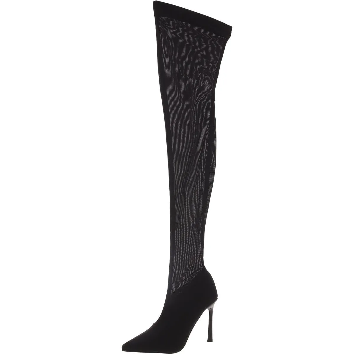 Evie Womens Sheer Pointed Toe Over-The-Knee Boots Flexible Frame Outdoor Explorer