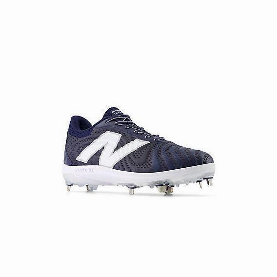New Balance Men's FuelCell 4040 V7 Metal Baseball Cleats - Team Navy / Optic White - L4040TN7 Advanced runner weight - conscious shoes