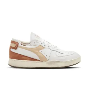 Agile Support Travel Style Diadora MI Basket Row Cut 'White/Beige'