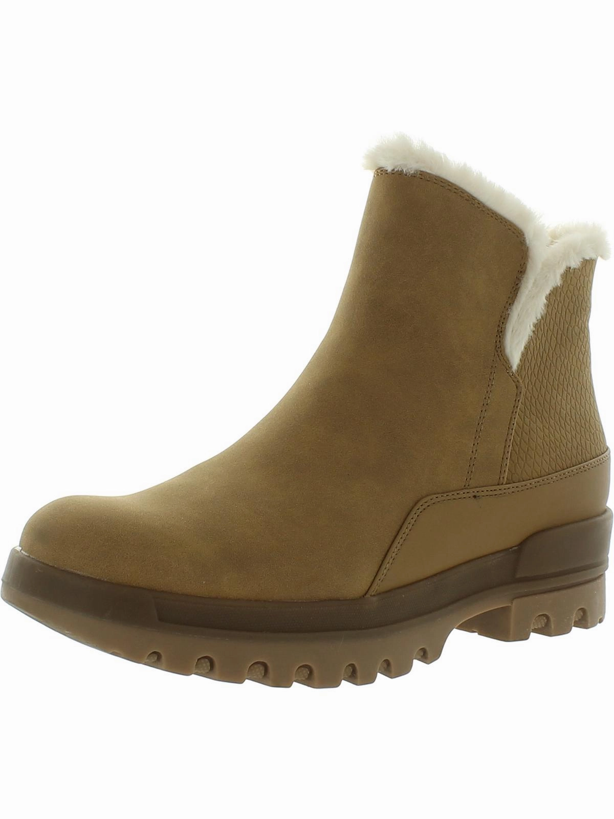 Noemi Womens Faux Leather Cozy Winter & Snow Boots Eva Midsole PU