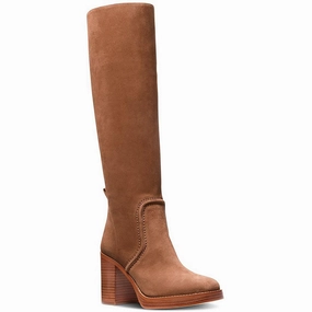 Quick Access Anti Odor Daily Walks HAYDEN Womens Block Heel Leather Knee-High Boots