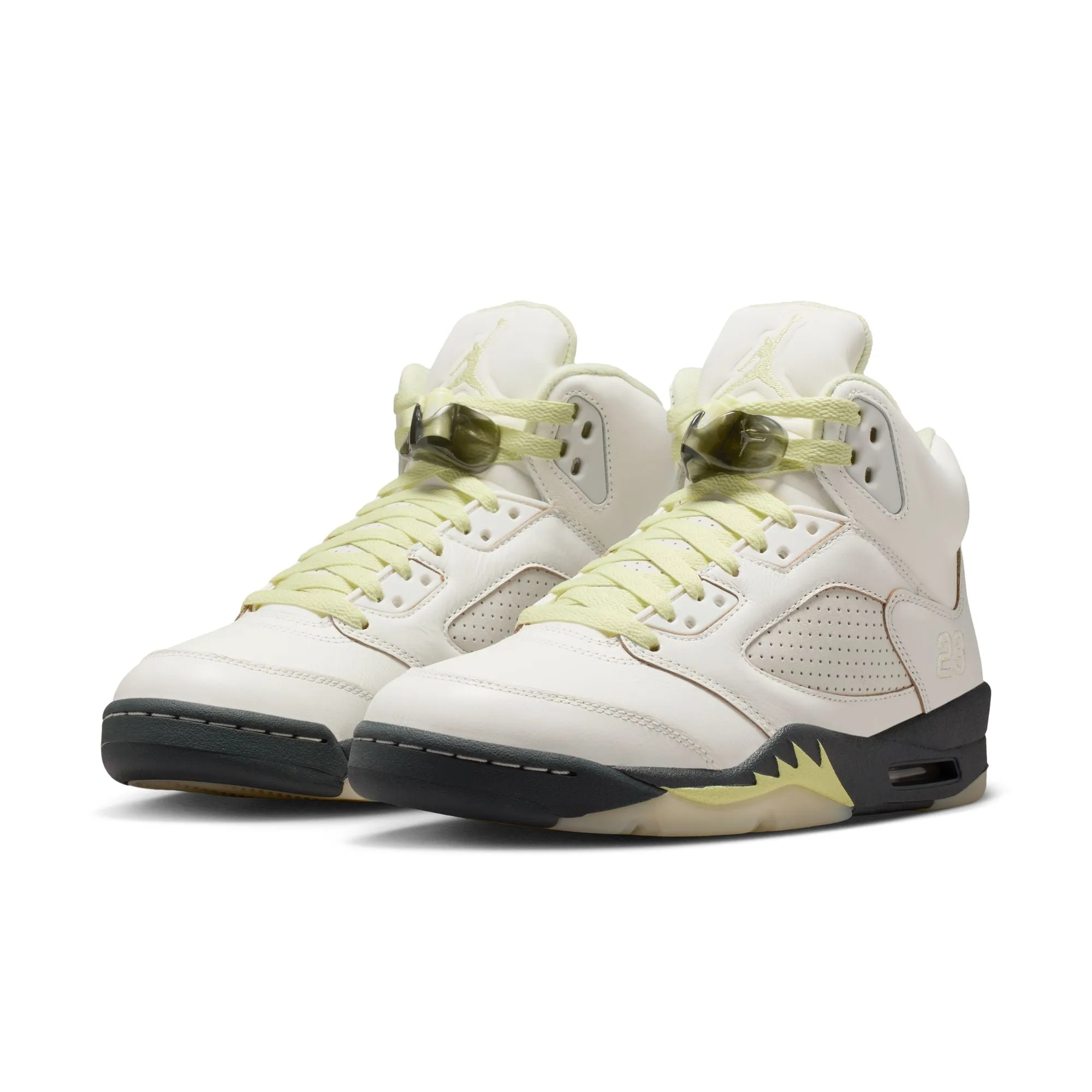 Work Walk Womens Air Jordan 5 Retro 'Luminous Green'