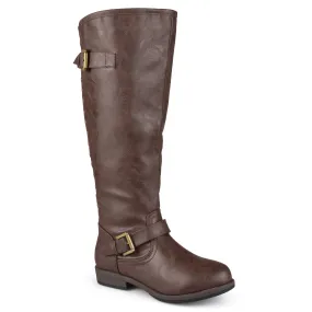 Heavy Grip Elastic Band Journee Collection Women's Extra Wide Calf Spokane Boot