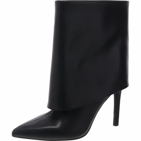 SABEEL Womens Fold-Over Manmade Ankle Boots Day Wear