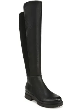 Quick Drying Olga Womens Faux Leather Tall Over-The-Knee Boots
