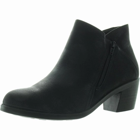Womens Zipper Faux Leather Booties Ice Road Tokyo Mode