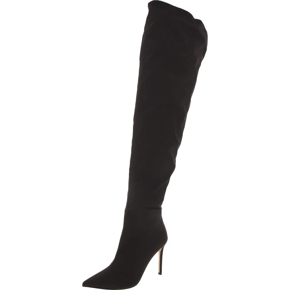 Warm And Comfortable Tread Control Epic  Womens Faux Leather Stiletto Over-The-Knee Boots