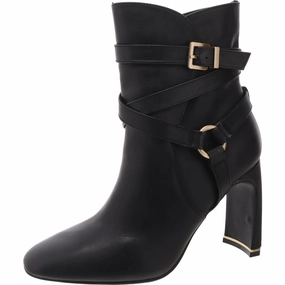 Nellie Womens Zipper Man Made Ankle Boots Durable Shell All Day Wear
