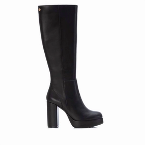 Outdoor Mission Protective Finish Mountain Climber Women's Leather Lateral Zip Boots In Black
