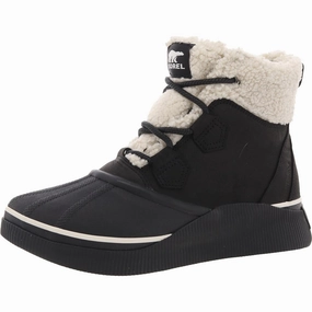 Out N About IV Chillz Womens Faux Fur Lined Leather Winter & Snow Boots Cushioned Step Work Commute Subtle Finish