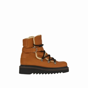 Mud Resistant Mountain Hike Ferragamo Elimo F Women's Boots Brown