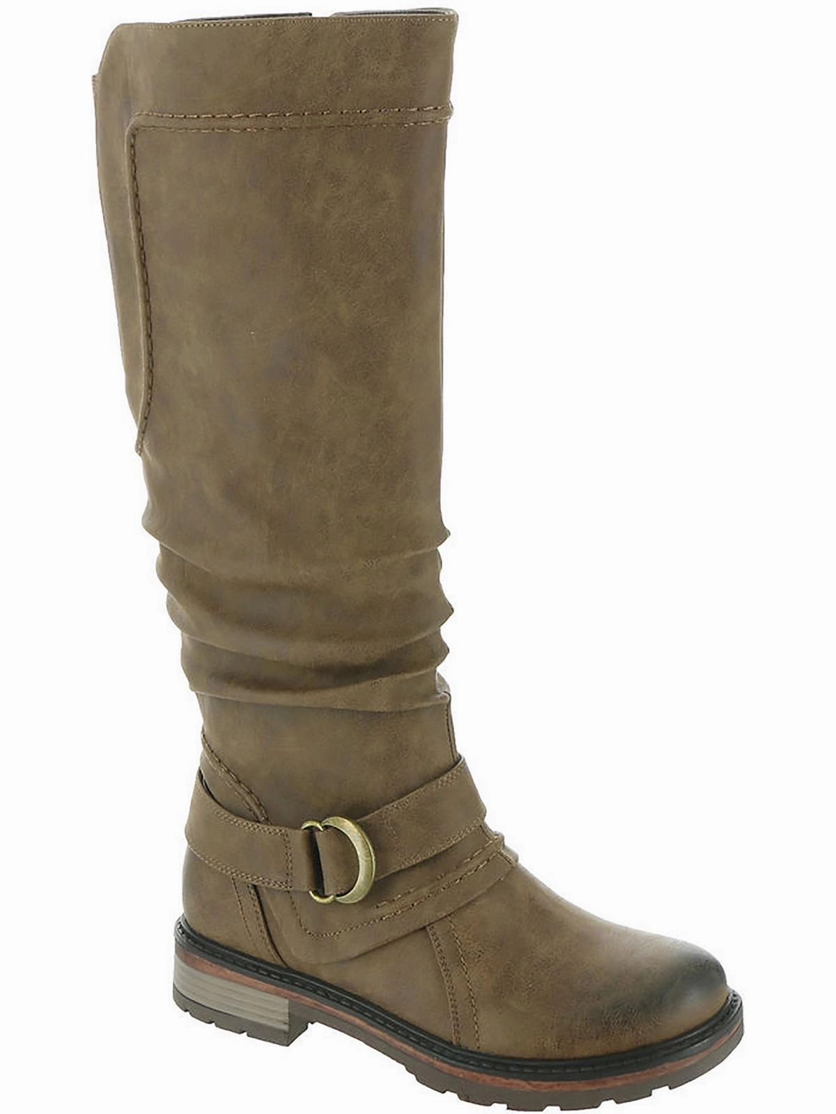 Slip Resistant Hiking Trails Fiona 3 Womens Faux Leather Tall Knee-High Boots