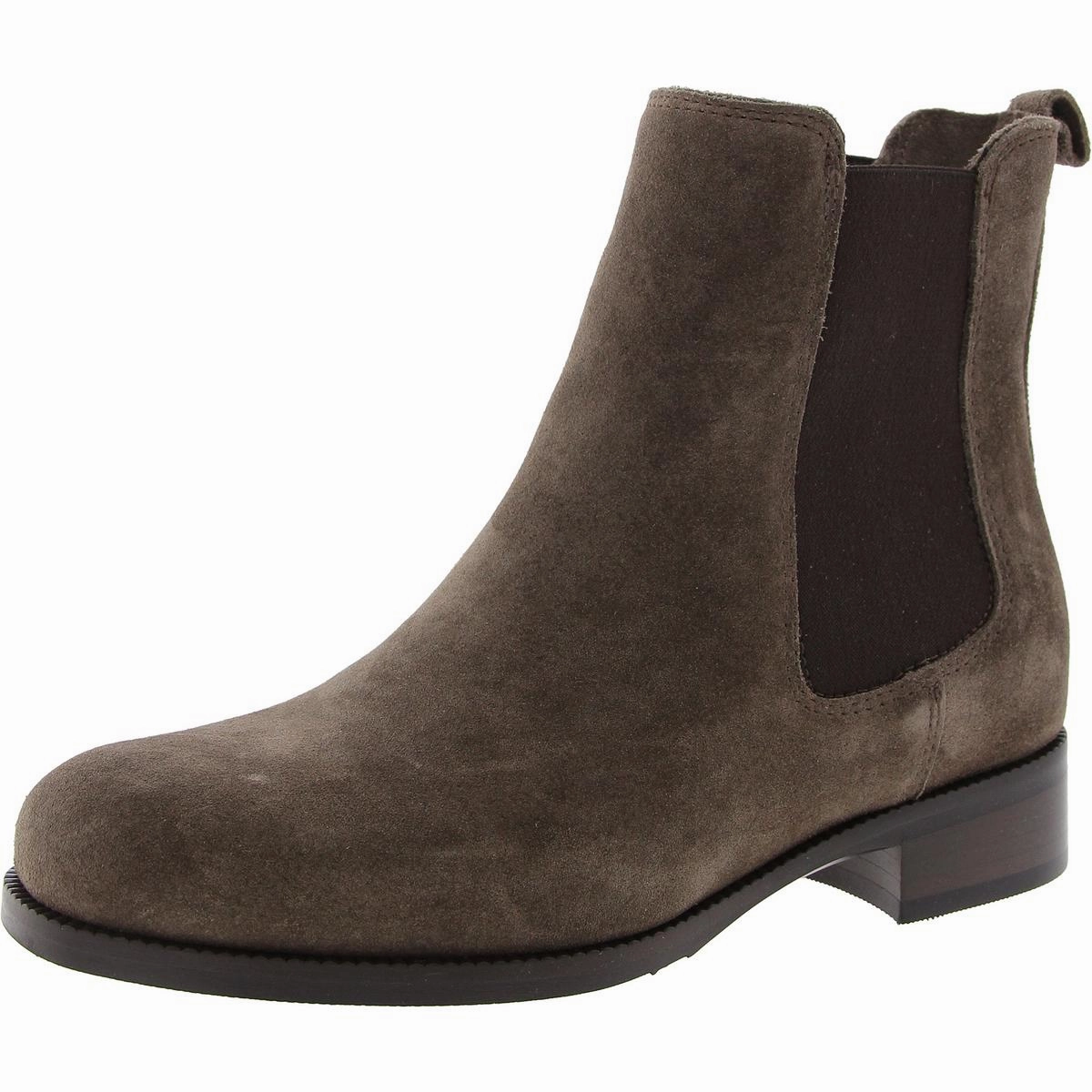Comfort Backing Siena Womens Mixed Media Suede Chelsea Boots