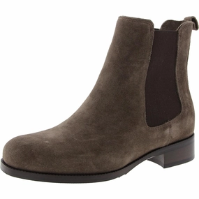Comfort Backing Siena Womens Mixed Media Suede Chelsea Boots