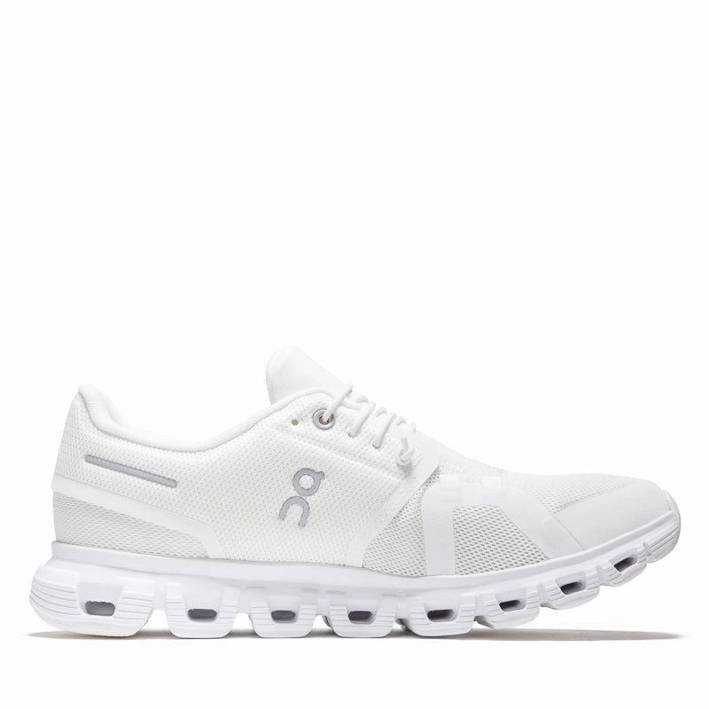 reflective visibility Mid-top Women's On Cloud 6 - White/White