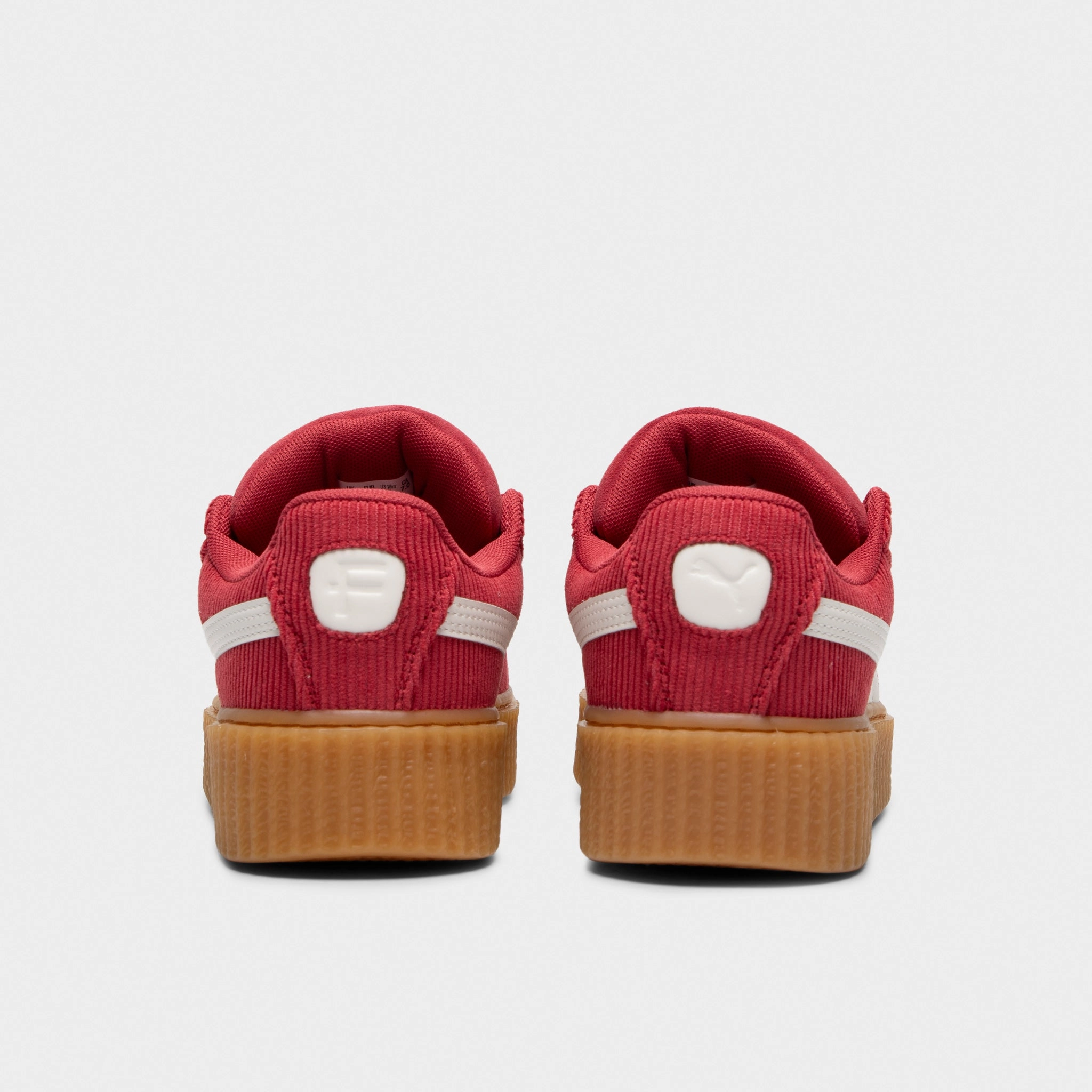FENTY x PUMA Women's Creeper Phatty Corduroy Club Red / Warm Shockproof Heel Evening Ready