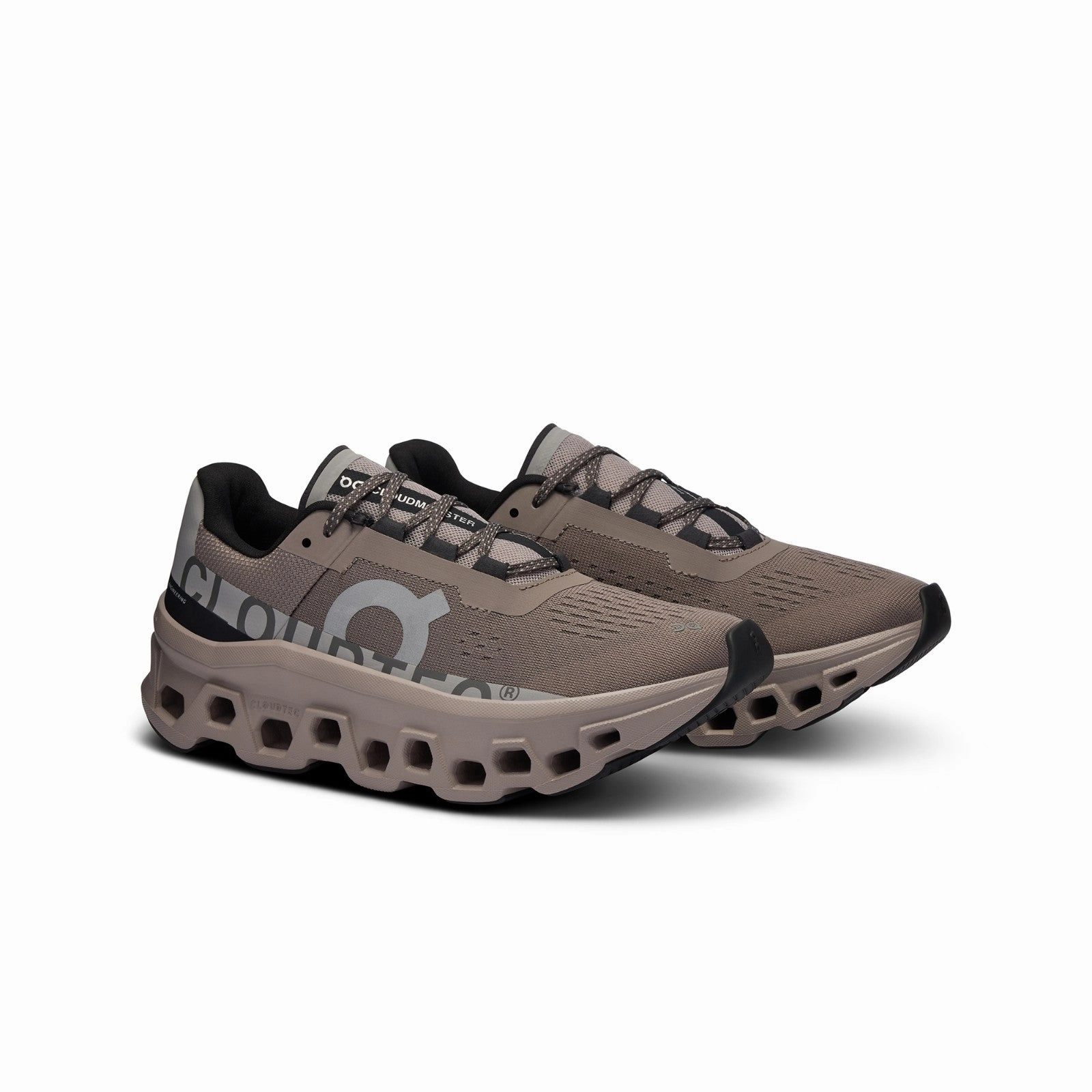 On Running Cloudmonster (Cinder/Fog) Women Shoes 61.97726 Contoured Footbed Design