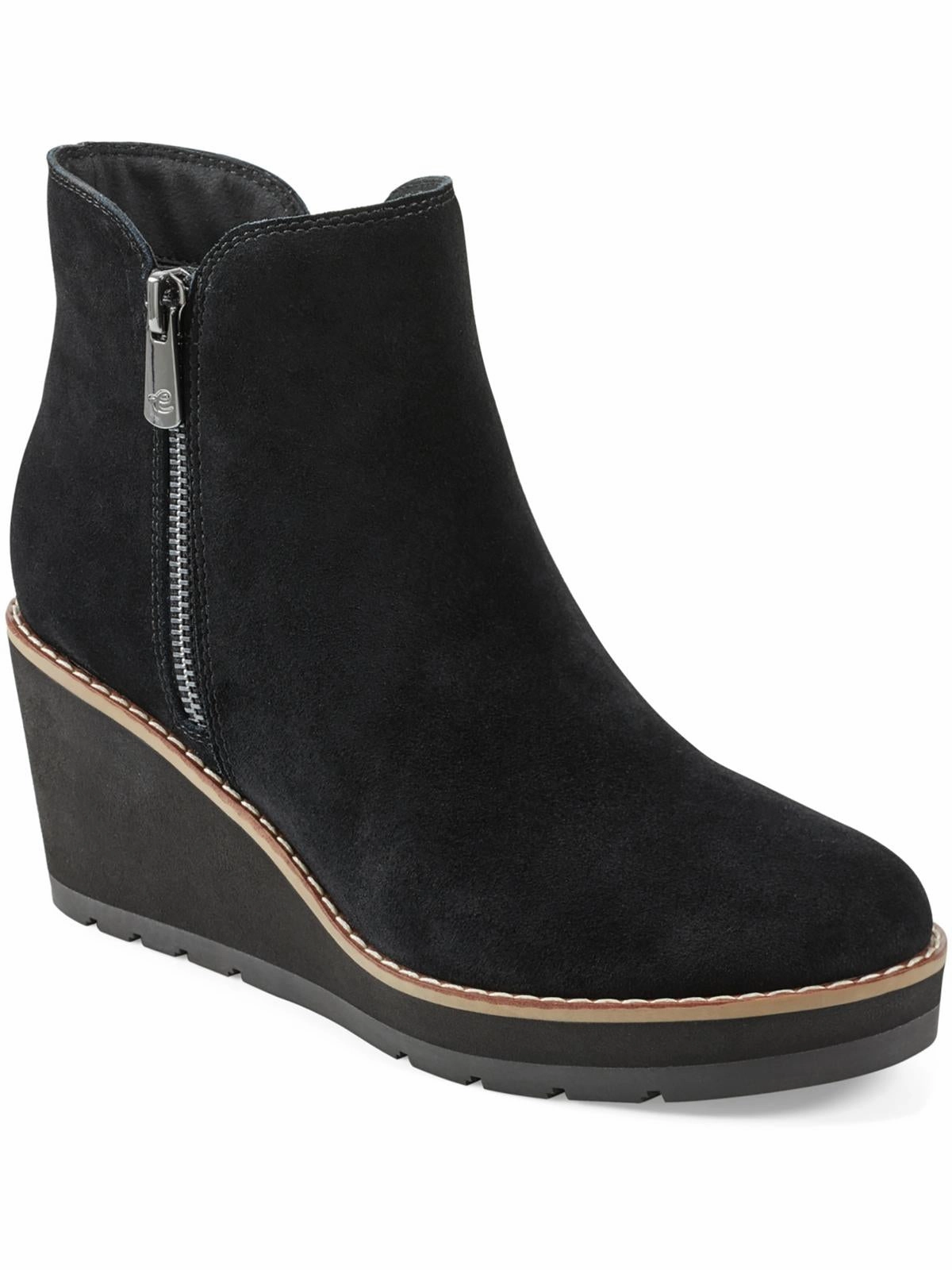 Feather Light Backcountry Camper JAYDA Womens Suede Almond toe Booties
