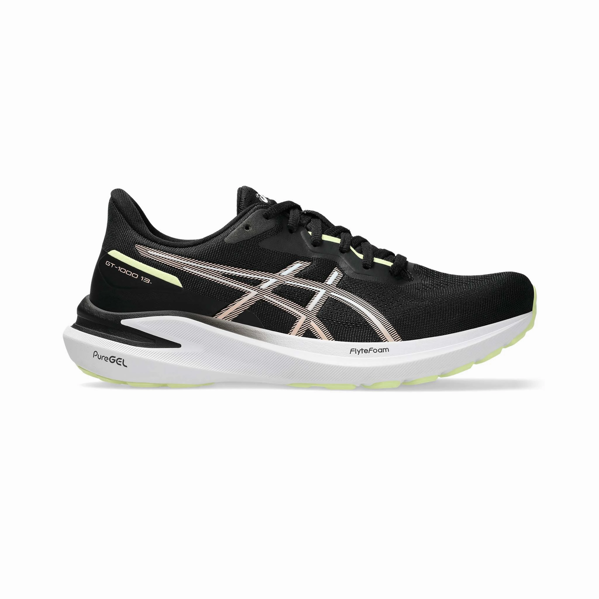 ASICS | Women's GT-1000 13 Running Shoes - Black running in a plateau shoes forest shoes