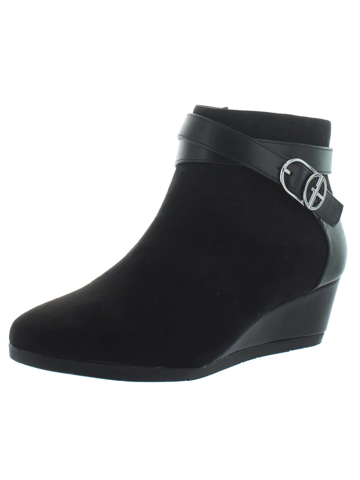 Cherub Womens Buckle Ankle Booties Everyday Protection