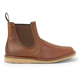 Sleek Profile Red Wing Men's Weekender Chelsea 3311 Copper Rough and Tough