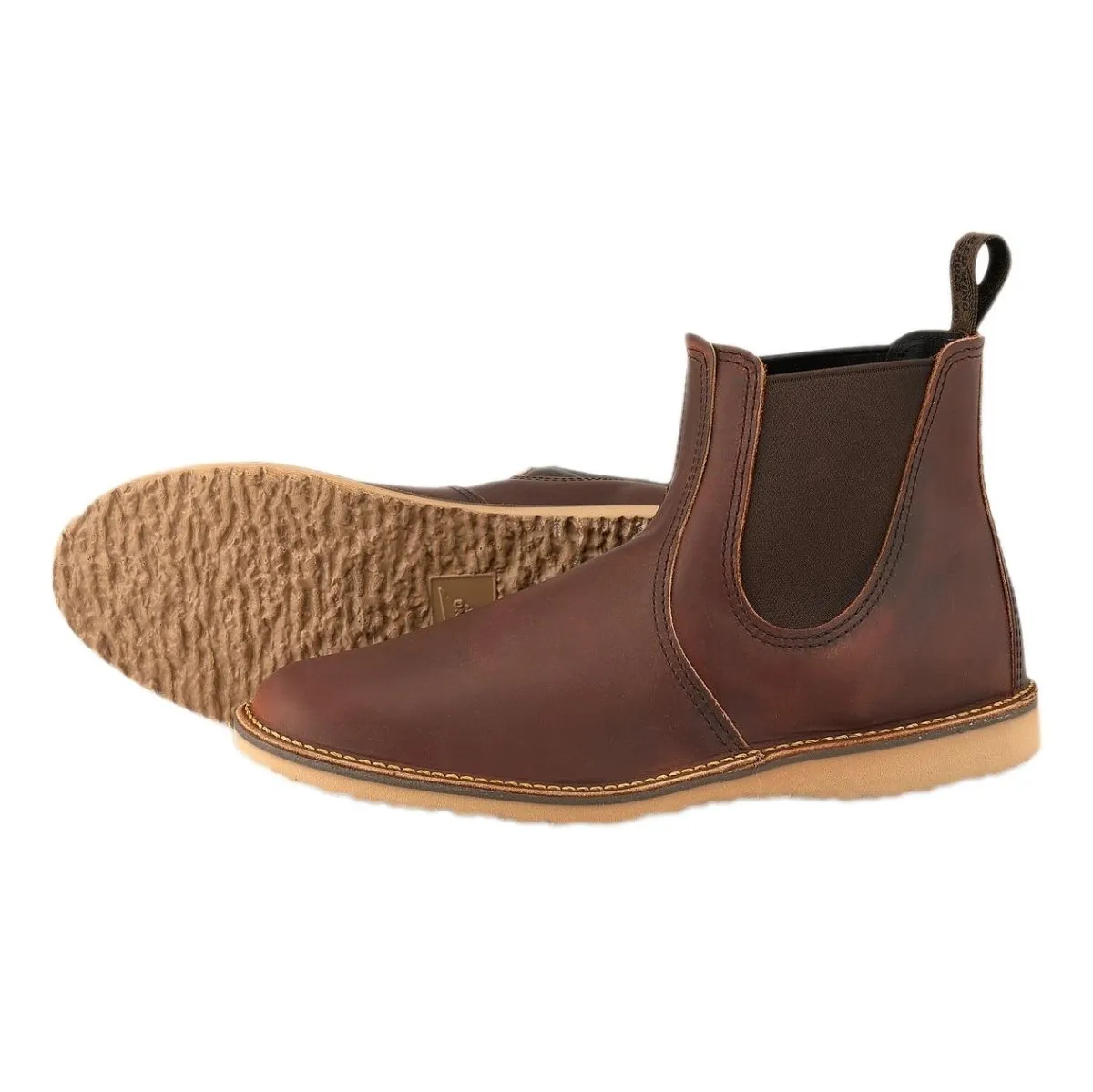 Sporty Vibe Red Wing Men's Weekender Chelsea 3311 Copper Rough and Tough
