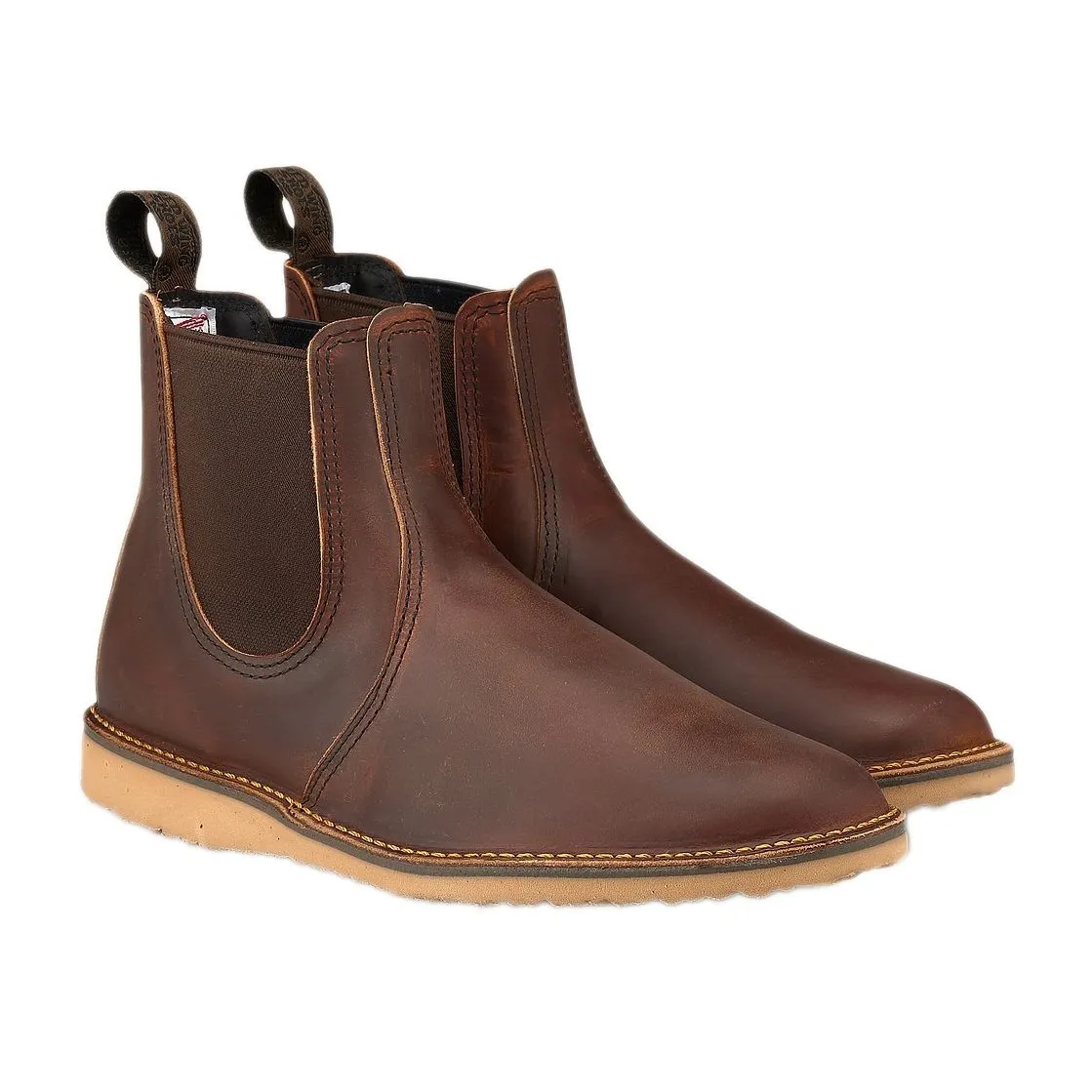 All Weather Outdoor Explorer Red Wing Men's Weekender Chelsea 3311 Copper Rough and Tough