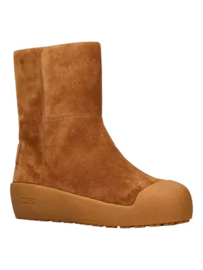 Long Last Synthetic Upper Bally GSTAAD 6302963 Women's Camel Suede Leather Shirling Lined Boots