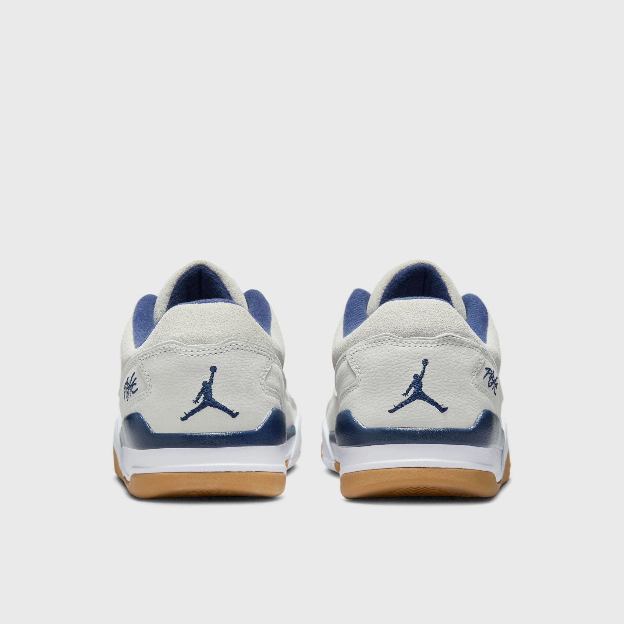 Jordan Flight Court Neutral Grey / Midnight Navy - White Vulcanized Construction