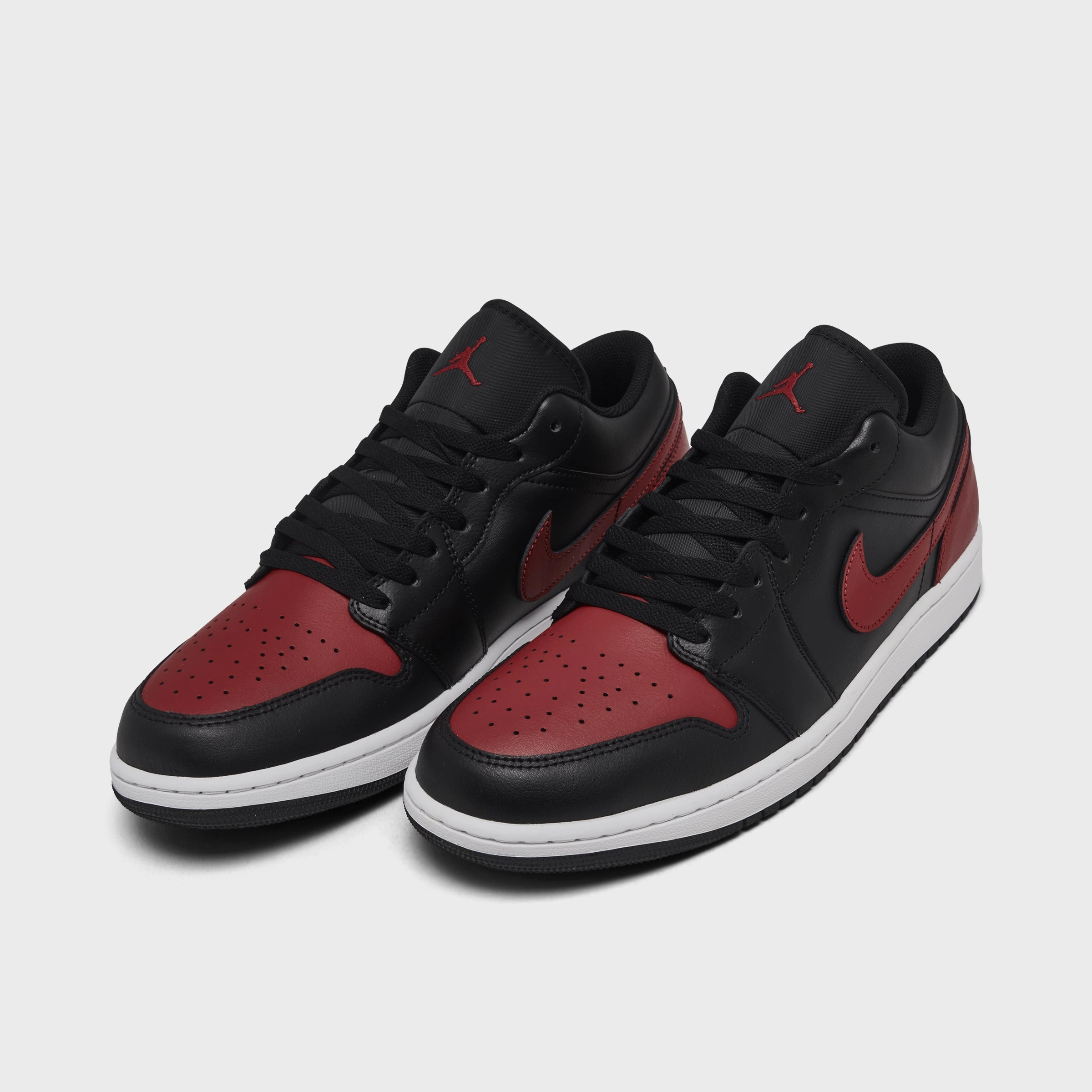 Zero Break In Comfort Jordan 1 Low Black / Varsity Red - Summit White
