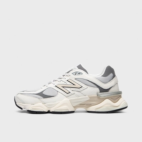 New Balance 9060 Sea Salt / Castlerock wide - fit futuristic shoes