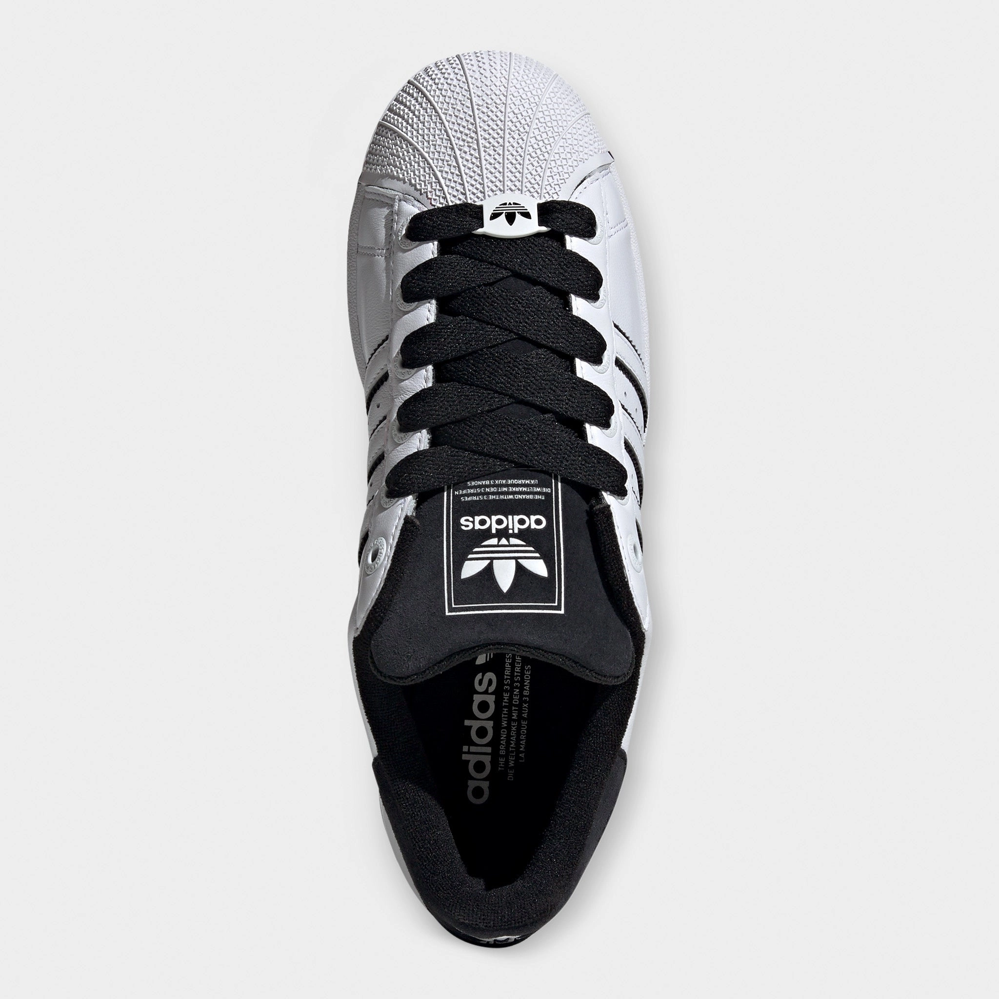 adidas Superstar II White / Black - White Grip