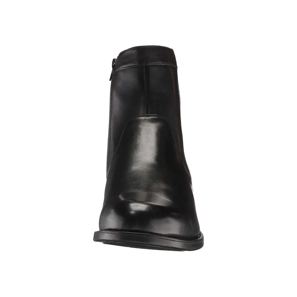 High Traction ergonomic Florsheim Men's Midtown Plain Toe Zip Boot Black