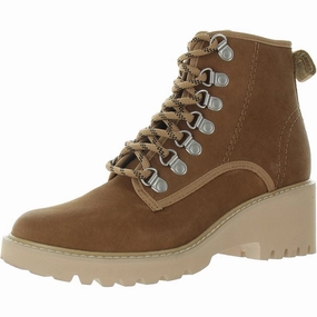 Womens Zipper Leather Combat & Lace-Up Boots Anti Abrasion Thermal Core Weekend Wanderer