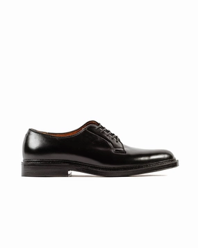 Calm Mood Sweat Resistant Comfort Seekers Alden Plain Toe Blucher Black Shell Cordovan 9901