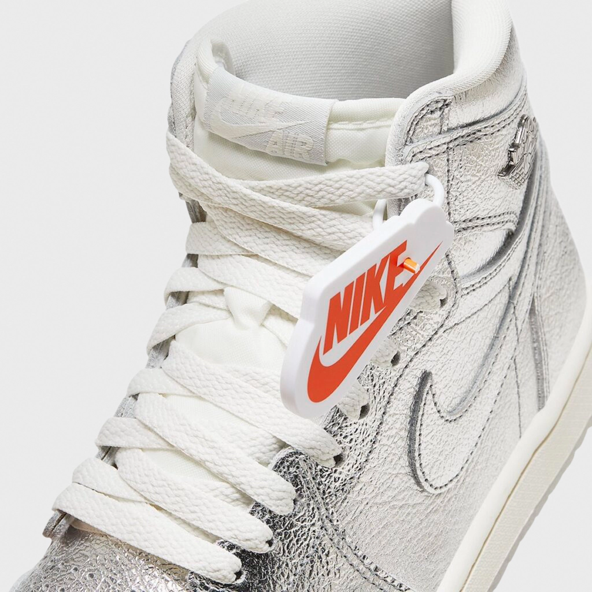 Jordan Women's 1 Retro Hi OG Metallic Silver Quick Start Power Adaptive Fit Insole