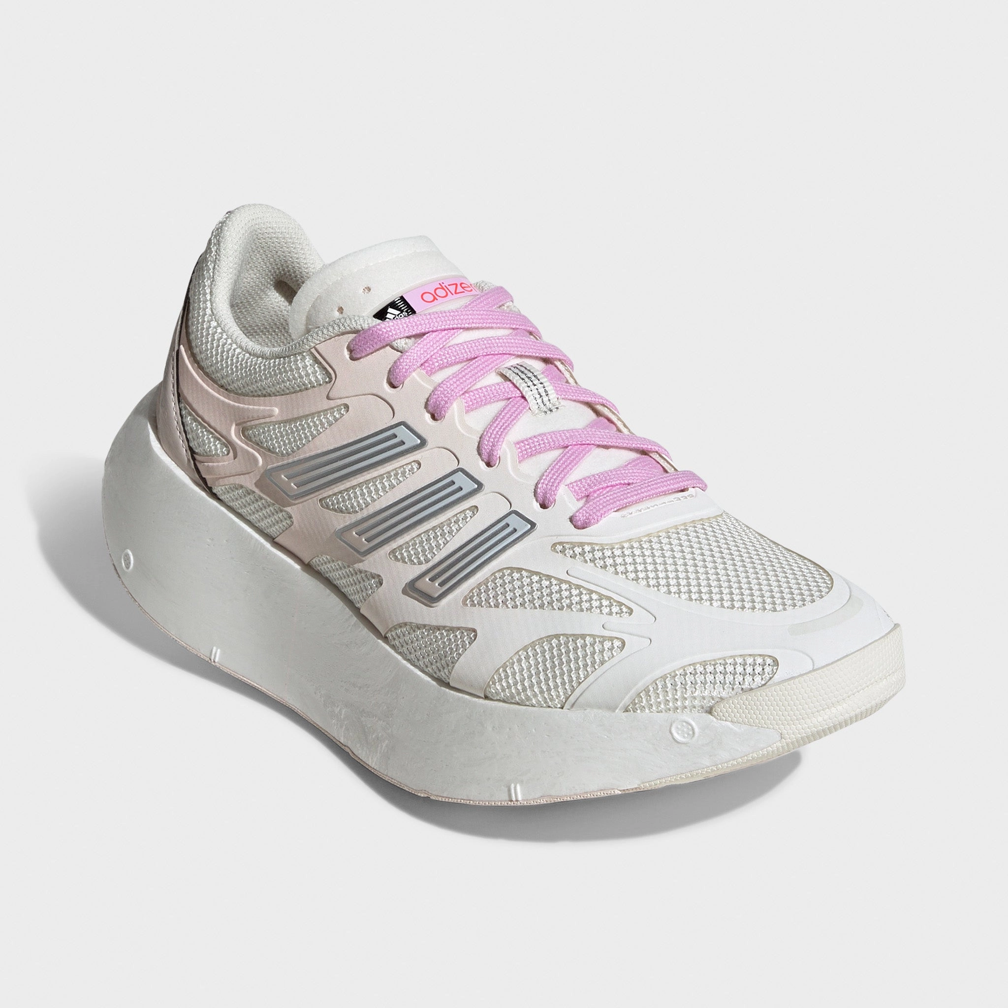 adidas Women's Aruku White / Light Pink Sock Like