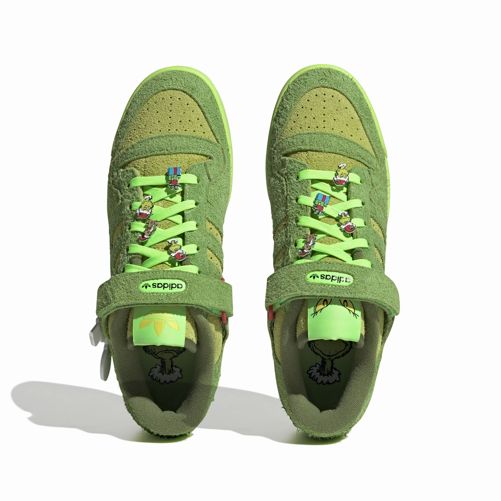 Variable Lace Lock Forum Low The Grinch Shoes HP6772