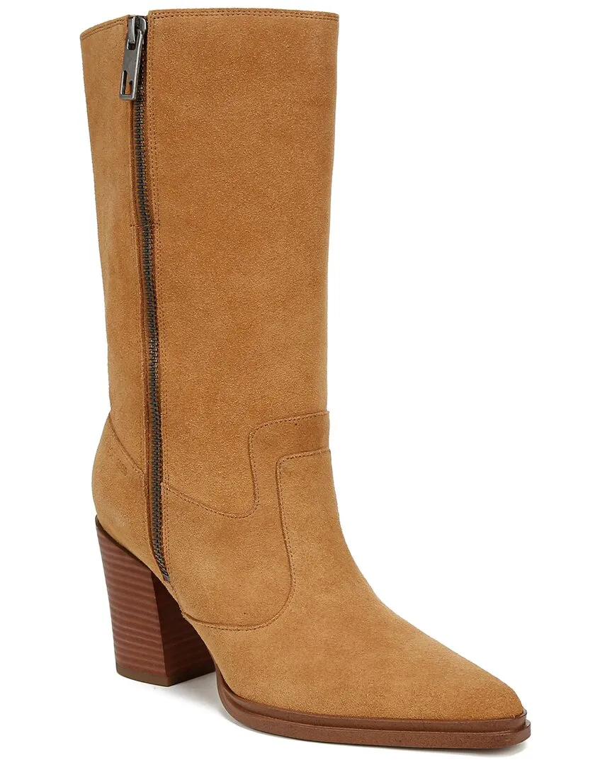 TPU Outsole Comfort Lining Snowy Path Franco Sarto Jaxon Leather Riding Boot