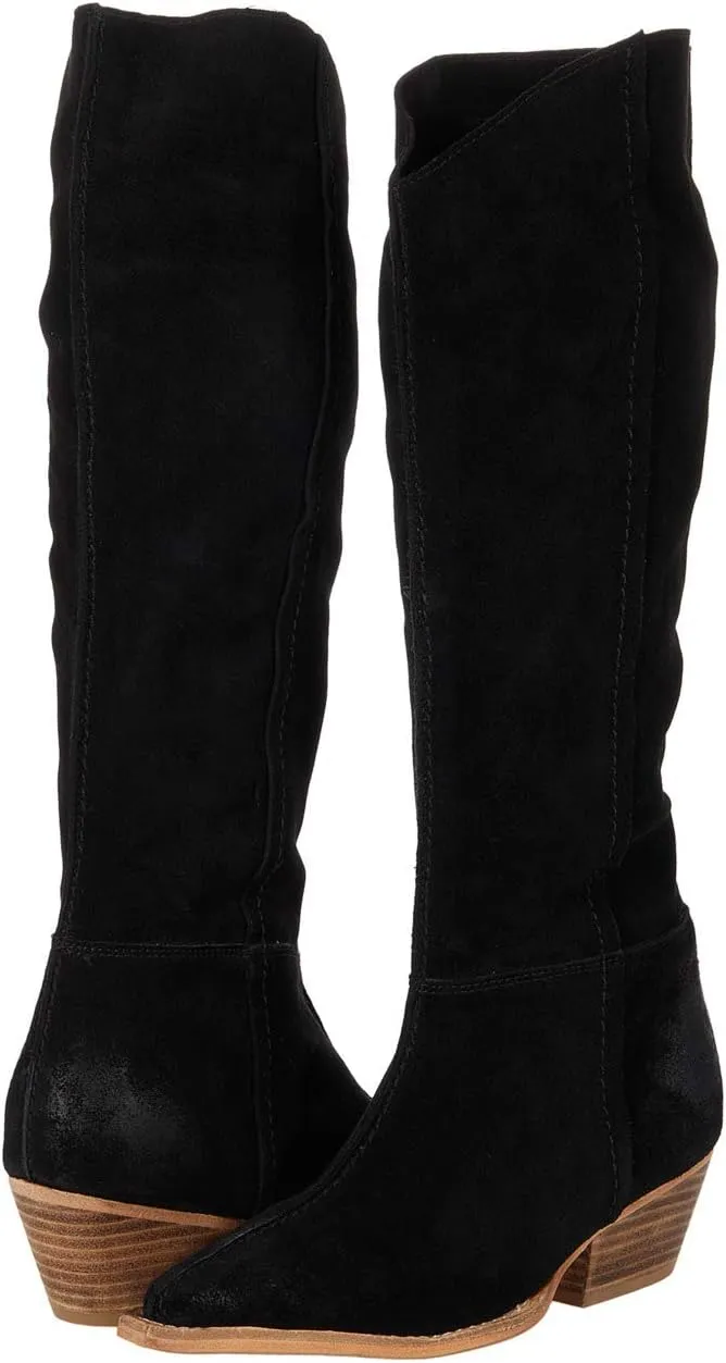 Free People Women's Sway Low Slouch Boot, Black City Trek