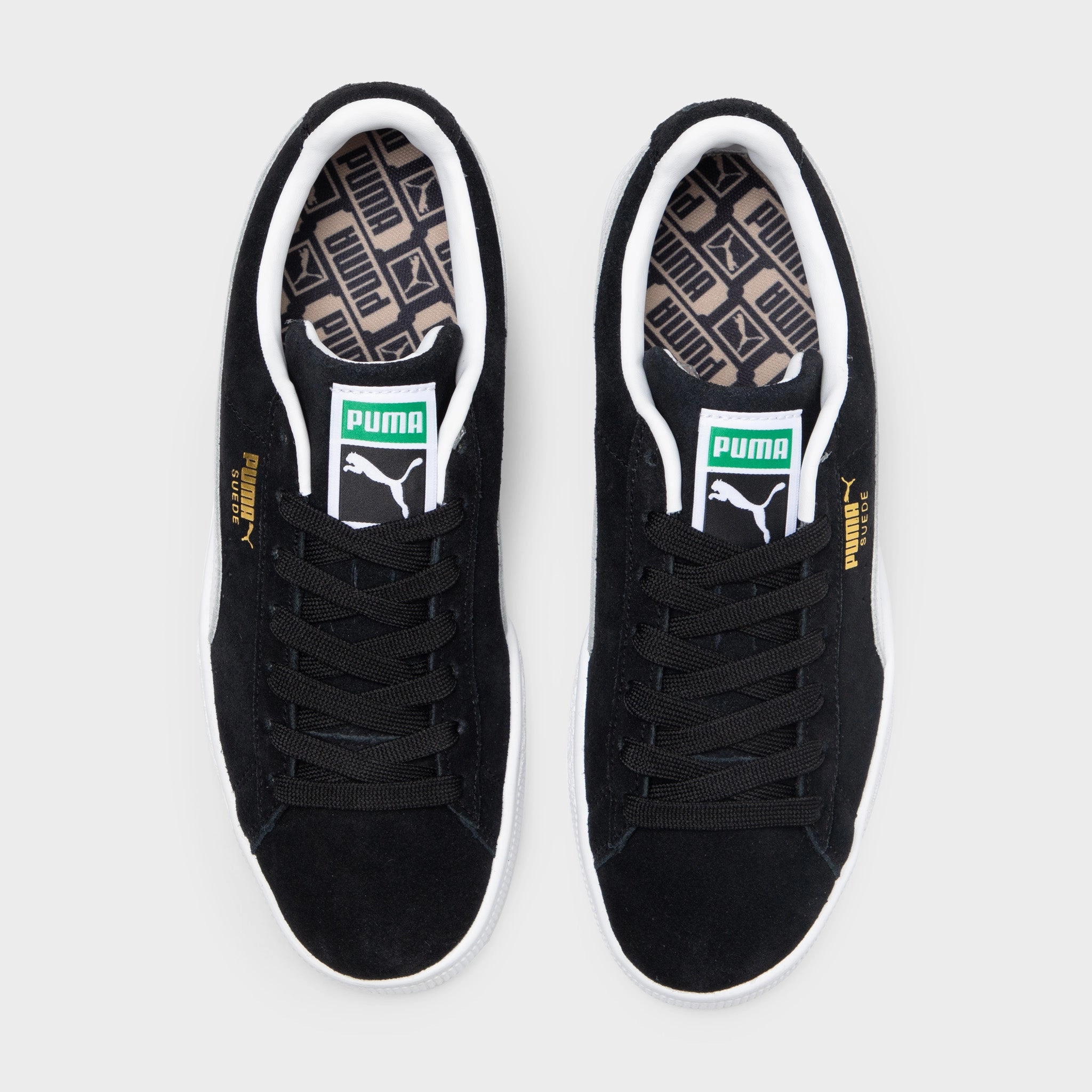 PUMA Women's Suede Classic XXI Black / White Busy Streets Season Ready