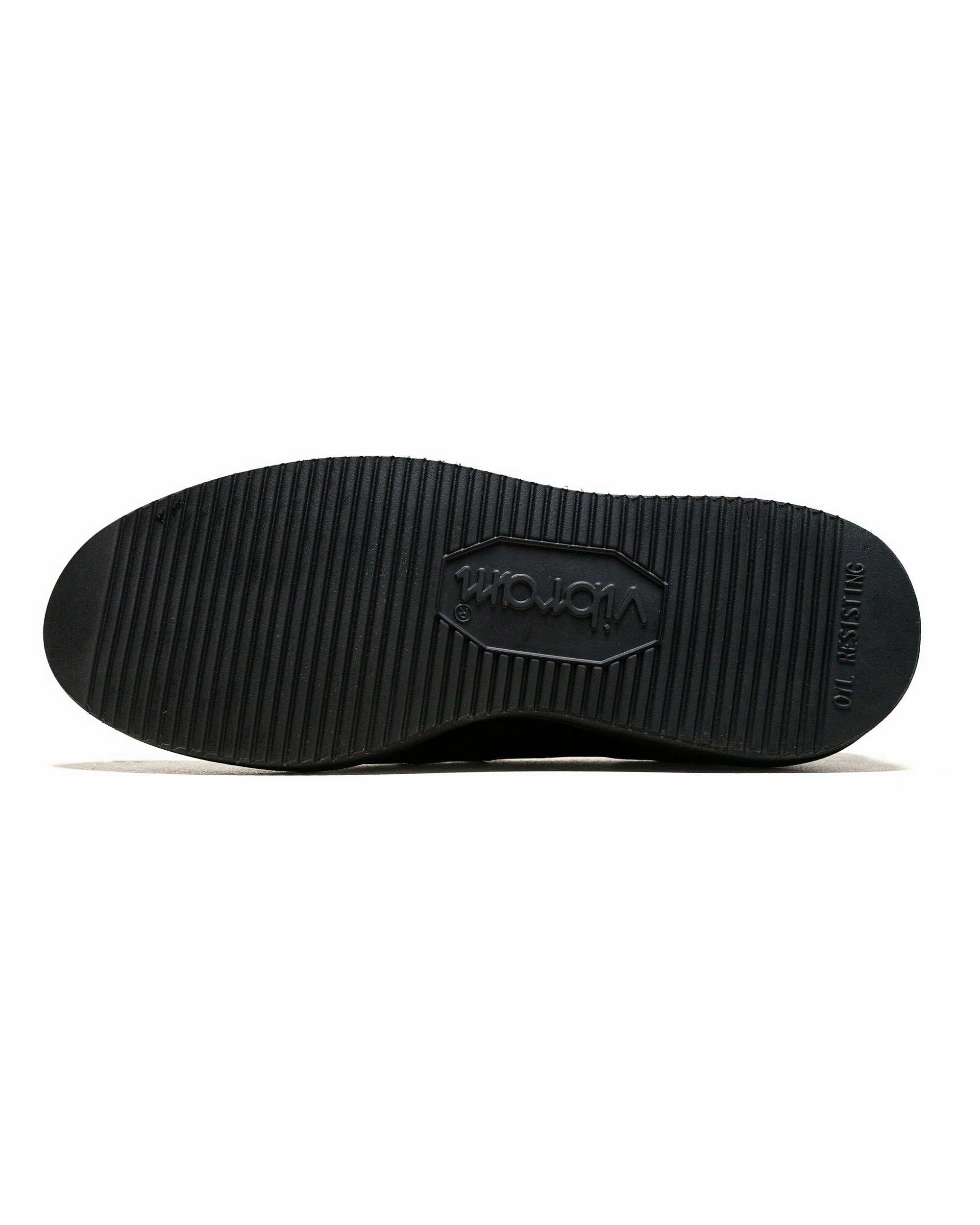 Viberg Bristol Loafer Nero Washed Kangaroo Deep Grip