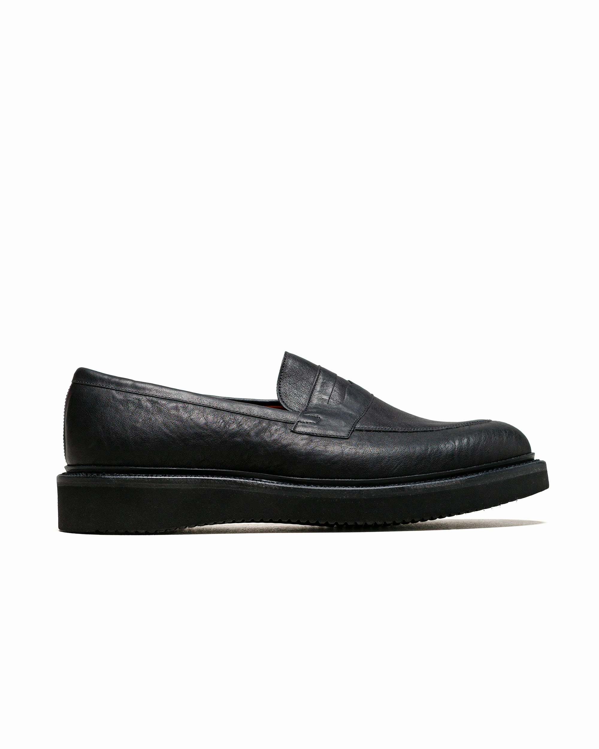 Matte Base Firm Lock Viberg Bristol Loafer Nero Washed Kangaroo