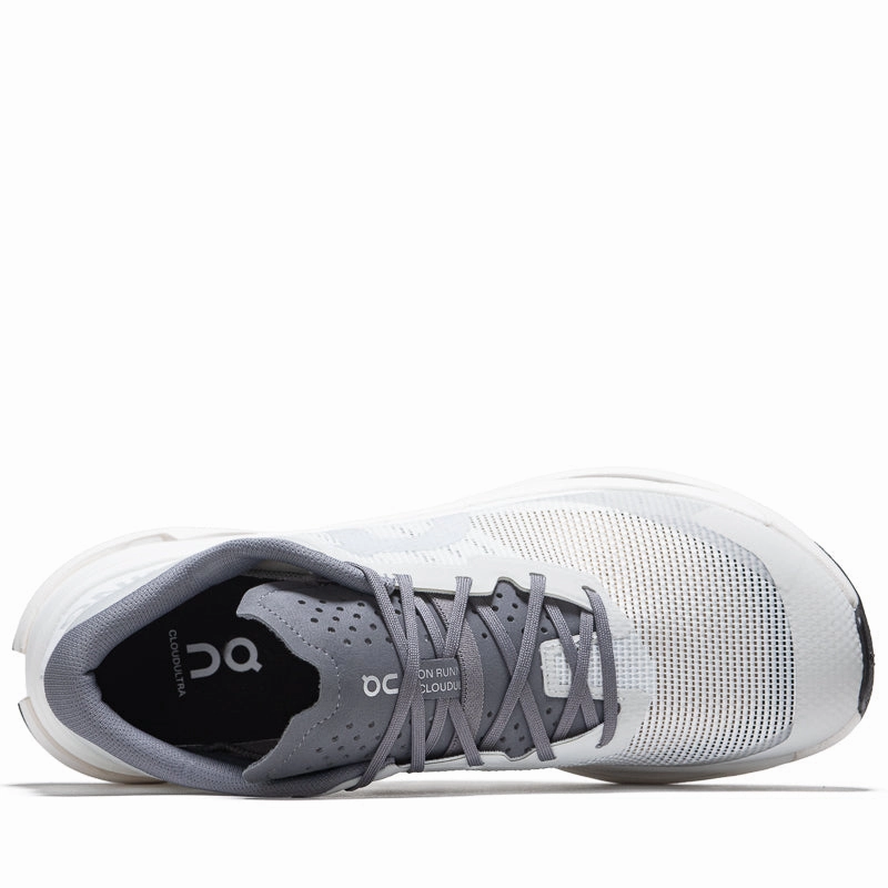 On Cloudultra 3 - Rock/White running in 10K races shoes